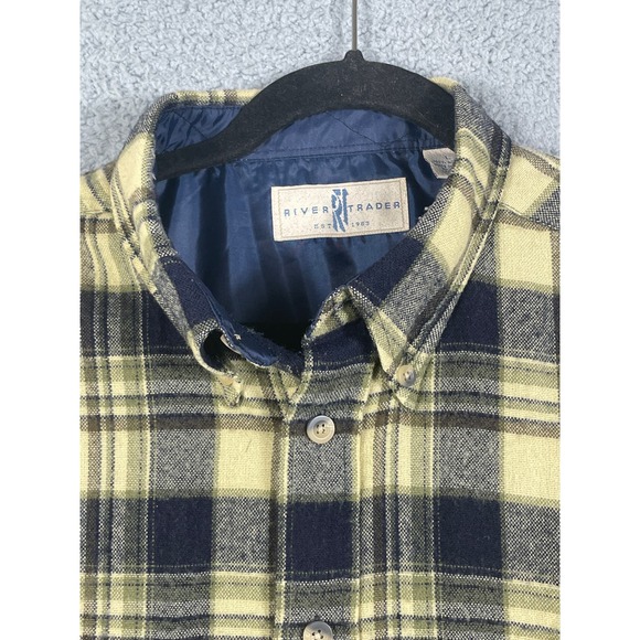 Vintage River Trade Men's Flannel Long Sleeve Shirt Size L - Picture 5 of 11